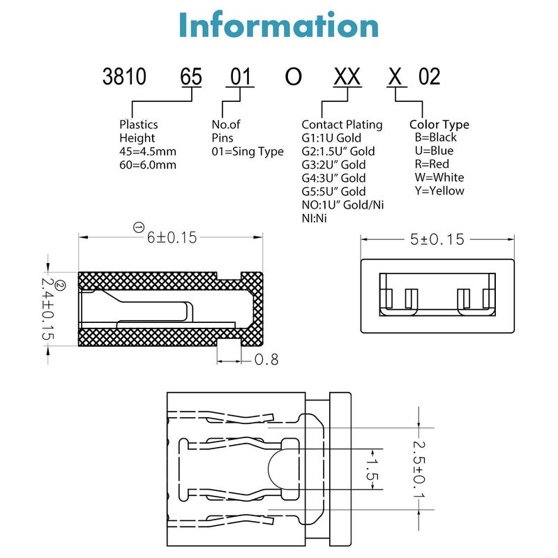 CQRobot 600 Pieces Standard Computer Jumper Caps Header Pin Shunt Short Circuit 2P Connector Open Top 2.54mm. Suitable for Arduino Raspberry Pi PCB PC DVD HDD Motherboard Shorting and Other Items. - Image 4